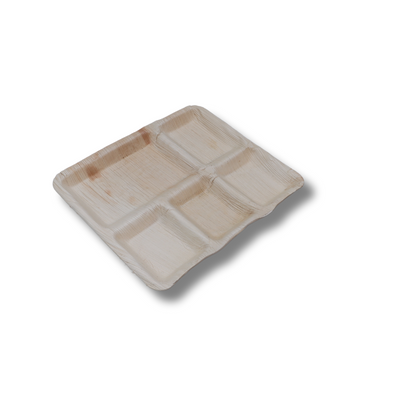 5 Compartment Areca Meal Tray