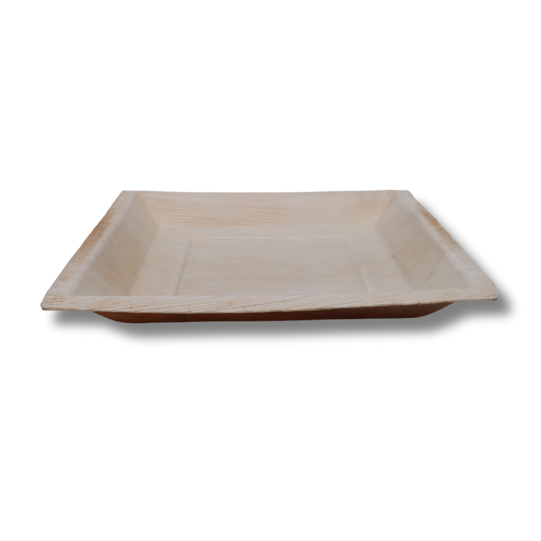 8" Square Areca Deep Plates