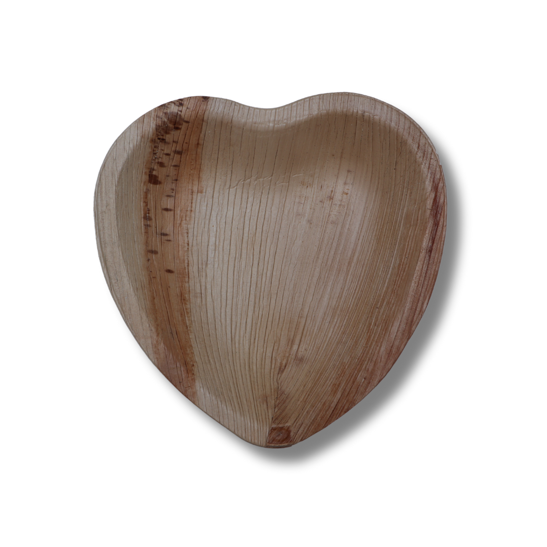 6" Heart Shape Plates