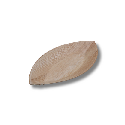 6" Areca Boat Shape Plate