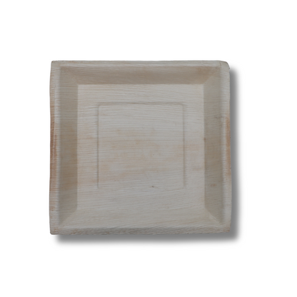 8" Square Areca Deep Plates