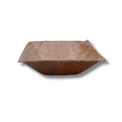 6" Pyramid Shape Areca Bowl